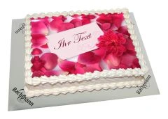Photo Cake Rose Petals