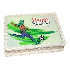 Photo cake football