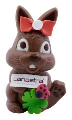 Osterhase Blumen mit Logo