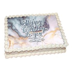 Photo cake Marble