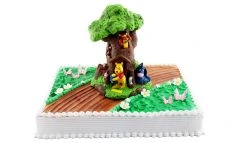 Children's Birthday Cake Winnie Pooh Tree