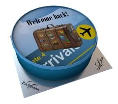 Versandtorte Reisekoffer