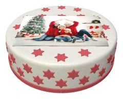 Shipping Cake Your Photo Rudolph